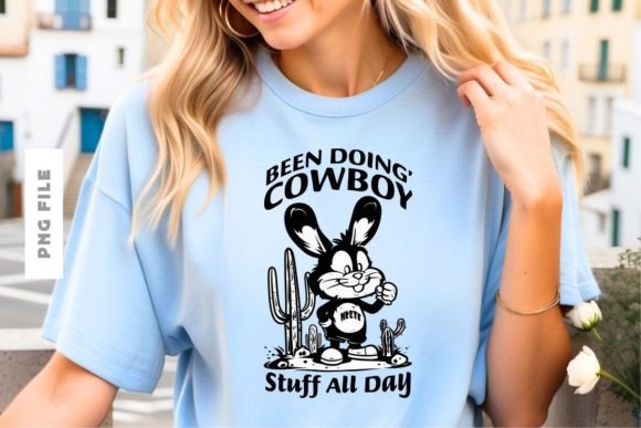 Been Doing Cowboy T-shirt Design: A Modern Graphic Asset