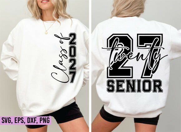 Class of 2027 SVG: Modern Design for Senior Projects