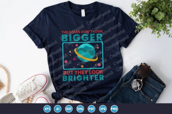 Cosmic Threads: Vintage Space T-Shirt Design Concepts