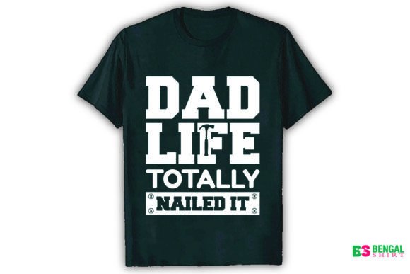 Dad Life Totally Nailed It: A Funny Design for Modern Creators