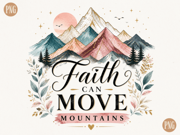 Faith Can Move Mountains: A Design Asset for Inspiration