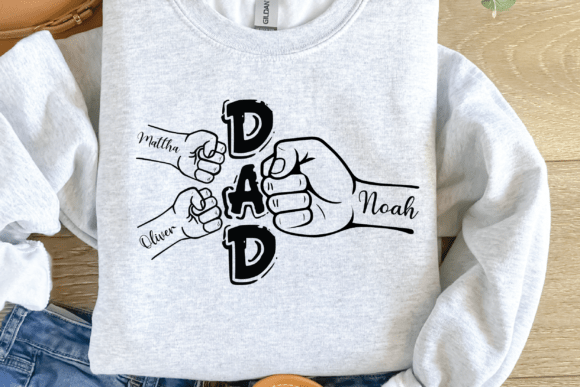 Fist Bump Father's Day SVG Bundle: Design for Connection