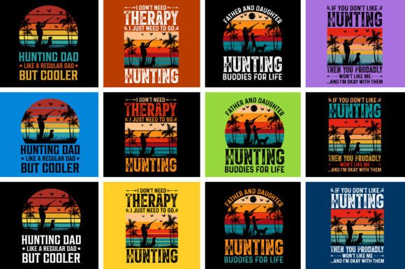 Hunting T-Shirt Design Bundle: Premium Graphics for Creators