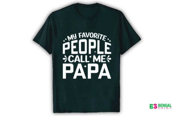 My Favorite People Call Me Papa Design: A Trendy Asset for Modern Creators