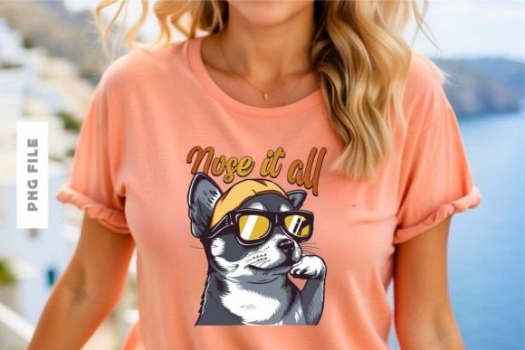 Nose It All T-shirt Design: A Creative Asset for Modern Branding