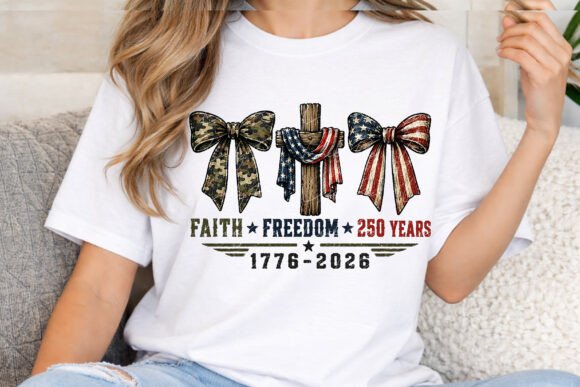 Patriotic Christian America 1776-2026 PNG: A Design Asset for Faith and Freedom