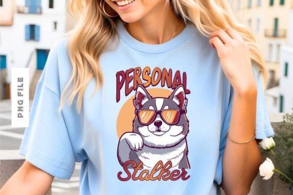 Personal Stalker T-shirt Design: A Bold Visual Asset