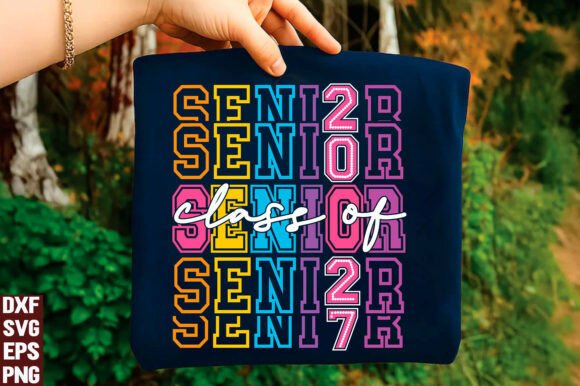 Senior 2027 PNG & SVG: Graduation Design Files