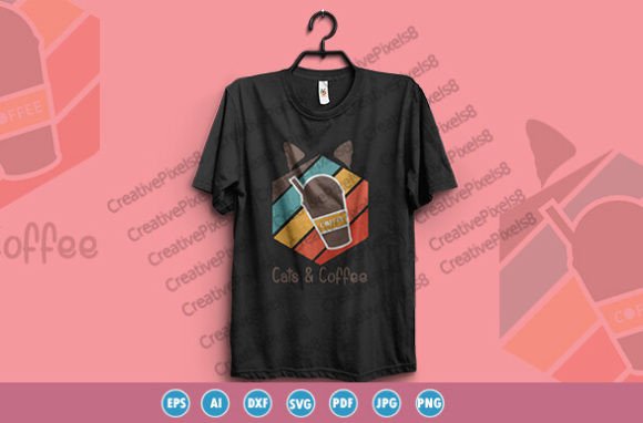 Timeless Appeal: The Vintage Coffee T-shirt Design Layout