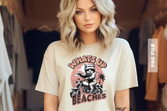 What's Up Beaches T-shirt Design: A Professional Creative Asset